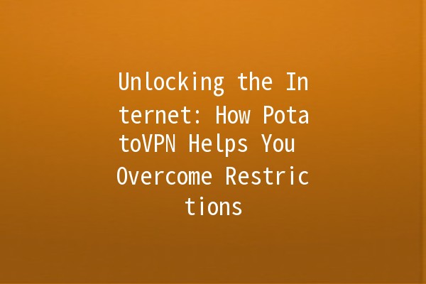 Unlocking the Internet: How PotatoVPN Helps You Overcome Restrictions 🌐🚀