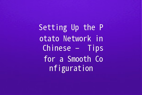 Setting Up the Potato Network in Chinese – 🌟 Tips for a Smooth Configuration 🌟