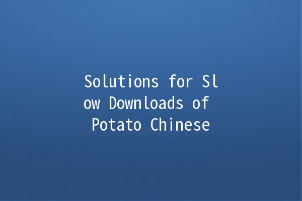 Solutions for Slow Downloads of Potato Chinese 🌟📥