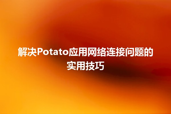 🚀解决Potato应用网络连接问题的实用技巧💡