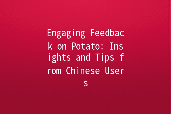 Engaging Feedback on Potato: Insights and Tips from Chinese Users 🥔💬