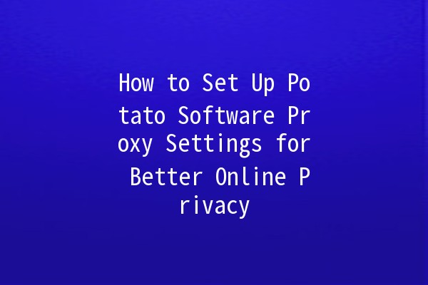 How to Set Up Potato Software Proxy Settings for Better Online Privacy 🌐🍟