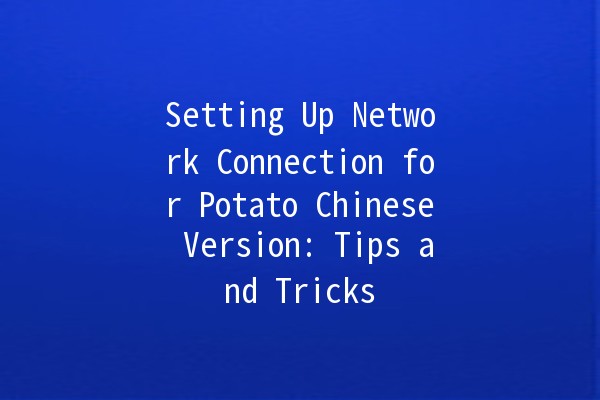 Setting Up Network Connection for Potato Chinese Version: Tips and Tricks 🚀🌐