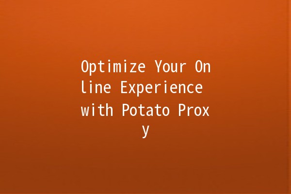 Optimize Your Online Experience with Potato Proxy 🥔🌐